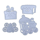 Christmas Train Group DIY Metal Stencil Scrapbook Embroidery Cutting  Die