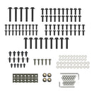 Bolt Kit Motorcycle Windscreen Hardware Fastener Clips Screws Black