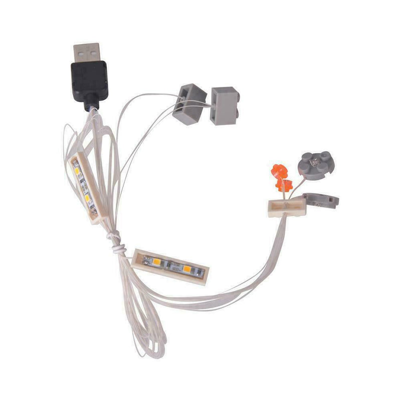 Updated Led Light Kit For LEGO 10220 & 21001 Camper Bricks T1 VW Van Lighti B6Y3