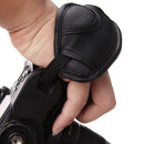 Black Hand Grip Camera Strap Pu Leather Hand Strap For Dslr Camera For Olym V4Q1