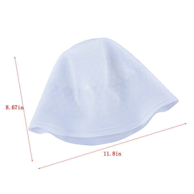 Pro Salon Dye Silicone Cap And Hook Hair Salon Highlighting Reusable Set