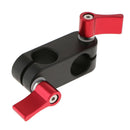 15mm Rail Rod Clamp 90 Degree Stabilizer Rig Clip for Camera Camcorder Kit