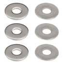 M4x9mm 304 Stainless Steel Round Flat Washer for Bolt Screw 100Pcs Z6T9