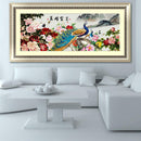 5D DIY Diamond Embroidery Painting Cross Stitch Flower Peacock Home Decor