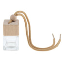 Pack of 4 6ML Glass Car Hanging Perfume Bottles Air Freshener Fragrances