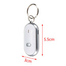 White LJd Whistle Car Key Finder Seeker Locator Find Lost Keyring Gadgets LJ