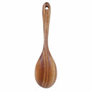 Housewares Socorro Salad Servers,Wood,Natural Y4O3
