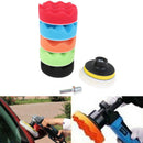 8Pcs/lot Car Polisher Polishing Waxing Buffing Woolen Sponge Pads Kit FT