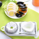 2 in 1 egg slicer mushroom tomato section cutter mold kitchen chopper tool BX