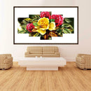 Flowers 5D DIY Full Drill Diamond Painting Craft 5-pictures Combination Kit