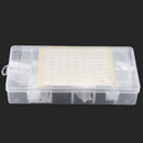 Embroidery Floss Organizer Box - 17 Compartments with 100 Hard Plastic Flos S1I7