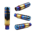Universal Car Aluminum Burnt Blue Gear Shift Knob Shifter Lever Head V2 -130MM