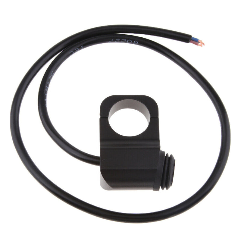 Waterproof 25mm 1" Motorcycle Handlebar Headlight ON/OFF/ON Switch Black