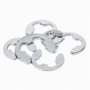 60pcs M5,6,7,8,9,10 E-Clips Snap Ring Circlips Retaining Kit SUS201 Stainless