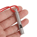 Titanium Emergency Whistle,Loud Portable Whistle Necklace Cord for Emergenc