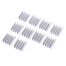 10pcs 11*11*5mm Aluminum radiator heatsink electronic chip cooling block FU