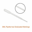 300 Pcs 3ML and 0.2ML Plastic Transfer Pipettes Dropper for Essential Oils