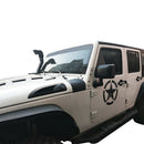 Hood Corner Guard Star Hooded Car Hood Armor Cover for Jeep Wrangler JK JKU