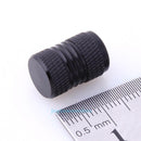 4pcs Aluminum Alloy Auto Car Tire Tyre Wheel Valve Stem Caps Dust Covers Black