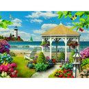5D DIY Full Drill Diamond Painting Cartoon View Cross Stitch Embroidery Kit