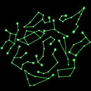 Zodiac Glow In The Dark Stars Stickers Kid's Bedroom Room Home Wall Decor&SE