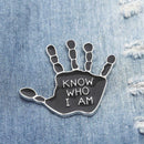 Retro Punk Lettering Brooch Boys Girls Clothes Backpack Badge Jewelry Gift