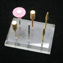 Acrylic Nail Drill Bits Holder Display Stand Nail Art Grinding Head Base