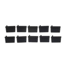 10X Black Rubber A Type Female USB Anti Dust Protector Plugs Stopper Cover  Z