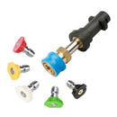 Pressure Washer Adapter with 1/4 Inch Blue Holder Coupler Brass Female D8G7