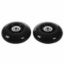 2set 70X23mm Luggage Suitcase / Inline Outdoor Skate Replacement Wheels Bla