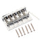 5 String Bass Bridge Electric Guitar Bridge Metal Part With Screw Wrench, Chrome