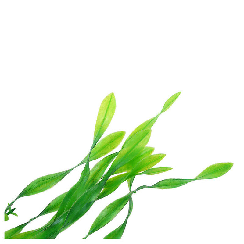 Plastic Fish Tank Water Plant Decoration 16 inch Height Green L1Y9