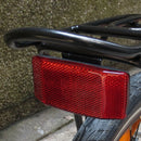 Bicycle Bike Safety Caution Reflector Disc Rear Pannier Racks Warning Light