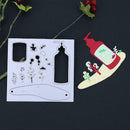 Tree Bottle Puzzle Children Educational Scrapbooking Embossing Cutting Die-cut