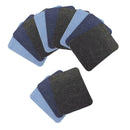 12Pcs Premium Denim Sewing Patches Knee No-Sew Iron On Jeans