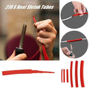 270pcs Polyolefin Assorted Heat Shrink Tube Cable Insulated Tubing Set Red