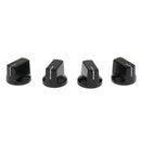 Guitar AMP Amplifier Push on Fit Knobs Pointer Knob Black