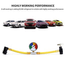R134A Car Ac Refrigerant Charge Hose Kit Recharge Hose with Gauge, A/C 1/2  V3Z1