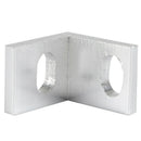 Single Universal L Brackets L-Shaped Cast Aluminum Support Angle Bracket