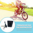 Bicycle Front Carrier Block Shelf Rack Bracket for Brompton Folding Bike