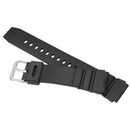 18mm Mens Military Black Silicone Rubber Waterproof Sport Wrist Watch Band ZJI