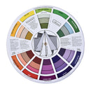 Professional Tattoo Nail Pigment 12 Color Wheel Paper Card Three-tier Desi_