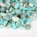 100g 7-11mm DIY Natural Amazonite Stones Mineral Specimens Crystal Stone A