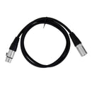 3-pin XLR Plug To Socket MIC Shielded Cable Microphone Audio Cord 1m