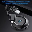 High-speed USB3.0 HUB Smart Converter USB3.0 + Type-C 3.0 HUB Adapter Converter