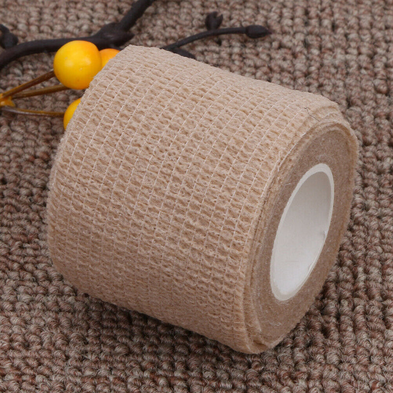 Sport Bandage Self Adherent Wrap Grip Roll Knee Protector (Skin)