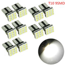 10x T10 LED 9-SMD 12V Car License Plate Light Tail Bulbs 2825 192 194 168 W5W
