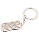 Metal Computer Keyboard Mouse Lovers Key Buckle Automobile Gifts Key Pendant LJ
