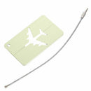 New Aluminium Travel Luggage Baggage Tag Suitcase Identity Address Name Lab I7G4
