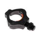 2Pcs Fishing Rod Grip Rest Head Fishing Pole Gripper Holder Carp Black M3/8
